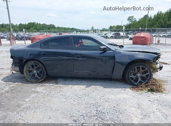 2C3CDXHG7JH247853 2018 DODGE CHARGER Gray Вид задньої частини салону