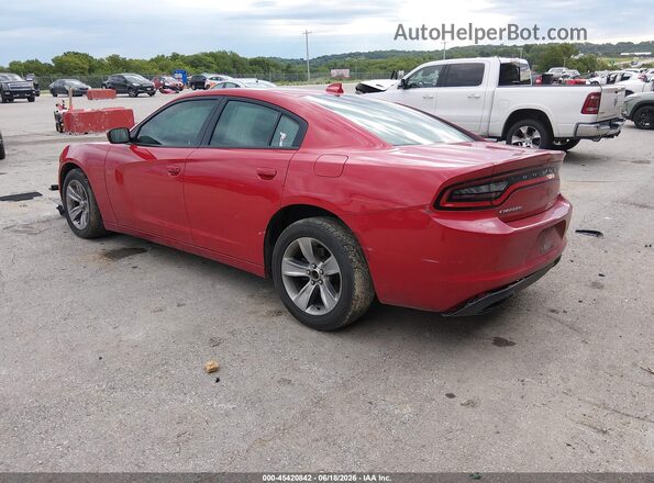 2C3CDXHG8GH346559 2016 DODGE CHARGER Red უკანა მარცხენა