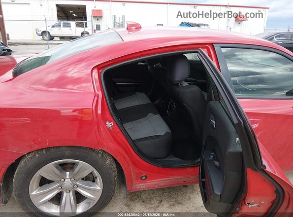 2C3CDXHG8GH346559 2016 DODGE CHARGER Red VIN კოდის სტიკერის ხედი