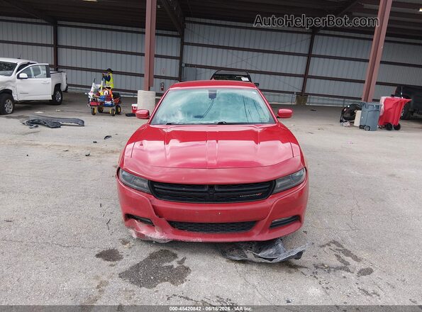 2C3CDXHG8GH346559 2016 DODGE CHARGER Red ხელსაწყოთა პანელის ხედი