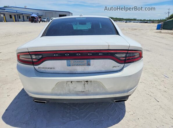 2C3CDXHG8HH525007 2017 DODGE CHARGER White უკანა ხედი