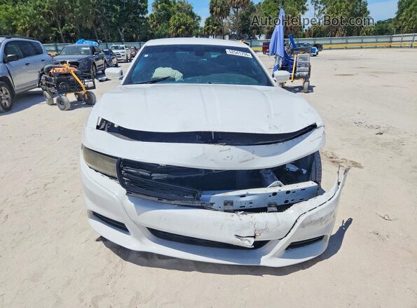 2C3CDXHG8HH525007 2017 DODGE CHARGER White წინა ხედი