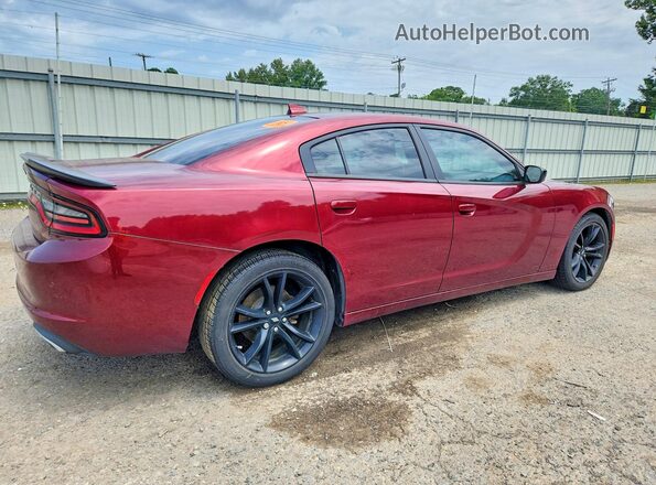 2C3CDXHG8JH218068 2018 DODGE CHARGER Red Задня права чверть