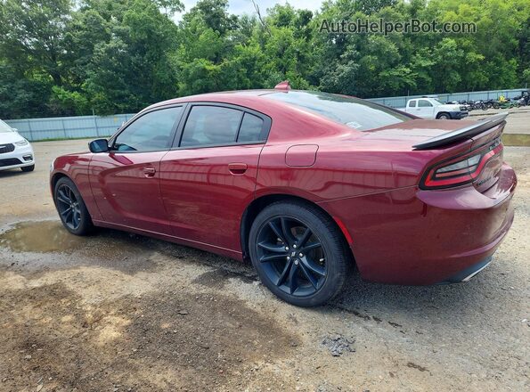 2C3CDXHG8JH218068 2018 DODGE CHARGER Red Задня ліва чверть