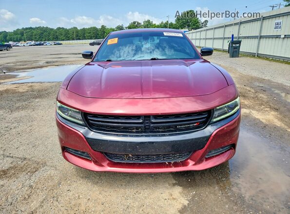 2C3CDXHG8JH218068 2018 DODGE CHARGER Red Вид спереду