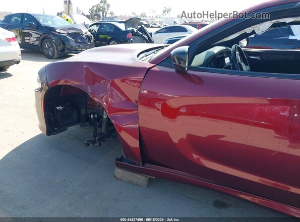 2C3CDXHG8KH545216 2019 DODGE CHARGER Burgundy Rear interior view
