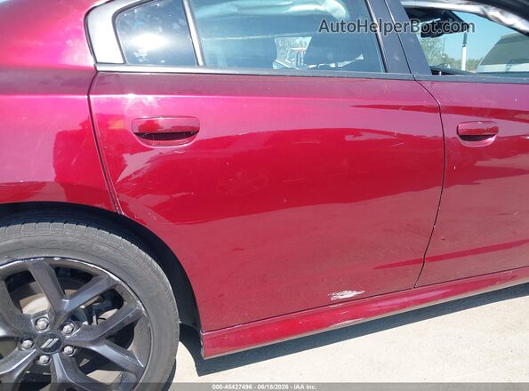 2C3CDXHG8KH545216 2019 DODGE CHARGER Burgundy 