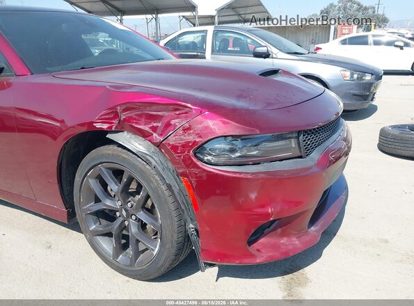 2C3CDXHG8KH545216 2019 DODGE CHARGER Burgundy 360 interior view