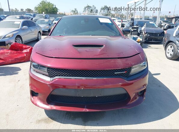 2C3CDXHG8KH545216 2019 DODGE CHARGER Burgundy 