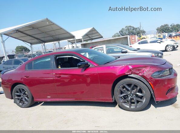 2C3CDXHG8KH545216 2019 DODGE CHARGER Burgundy 