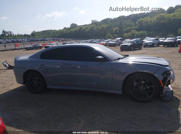 2C3CDXHG8NH240691 2022 DODGE CHARGER Gray უკანა სალონის ხედი