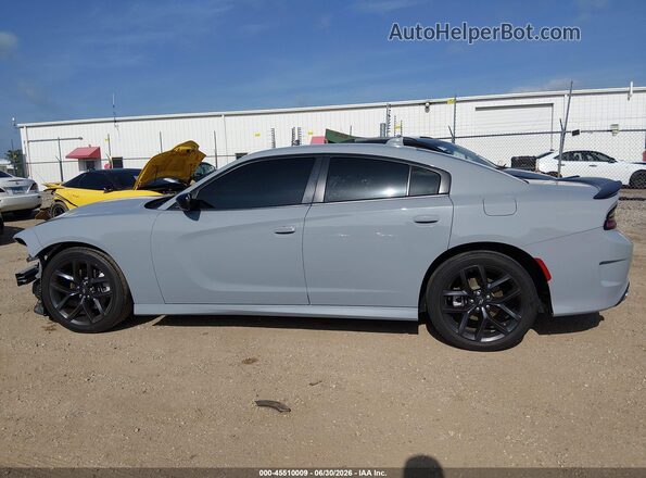 2C3CDXHG8NH240691 2022 DODGE CHARGER Gray სალონის 360-გრადუსიანი ხედი
