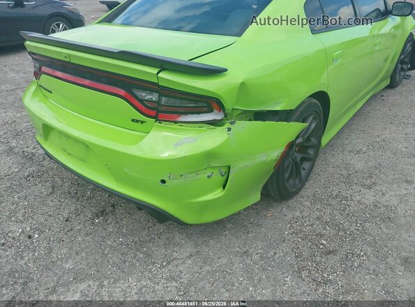 2C3CDXHG8PH533879 2023 DODGE CHARGER Зеленый Вид спереди