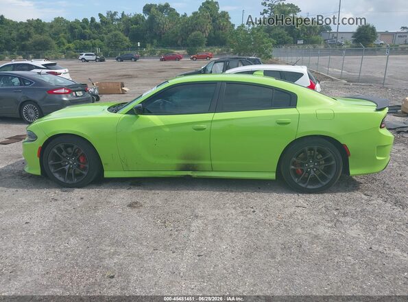 2C3CDXHG8PH533879 2023 DODGE CHARGER Зеленый Панорамный вид салона 360°