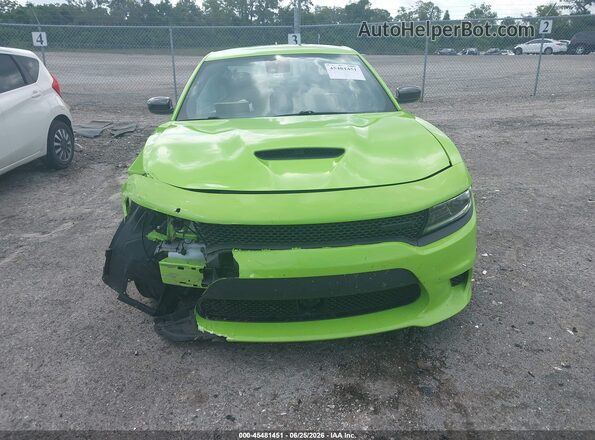 2C3CDXHG8PH533879 2023 DODGE CHARGER Зеленый Вид щитка приборов