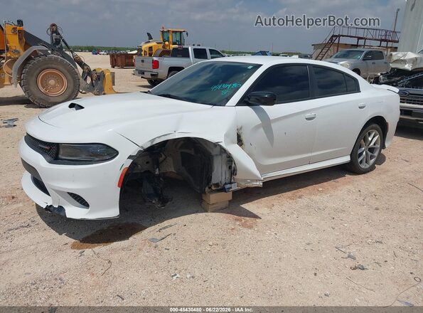 2C3CDXHG8PH560029 2023 DODGE CHARGER White Առջևի ձախ երեք քառորդ տեսարան