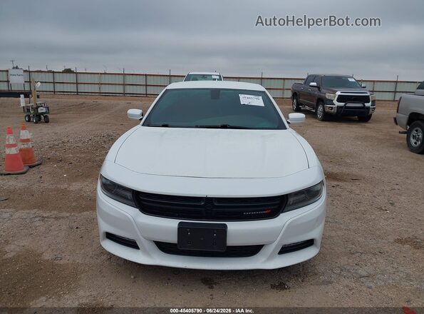 2C3CDXHG9GH186062 2016 DODGE CHARGER Белый Вид щитка приборов