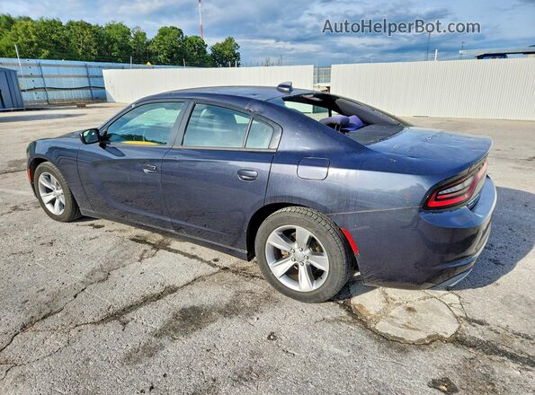 2C3CDXHG9GH339037 2016 DODGE CHARGER Black Հետևի ձախ