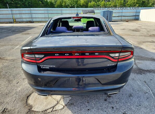 2C3CDXHG9GH339037 2016 DODGE CHARGER Black Հետևի տեսք