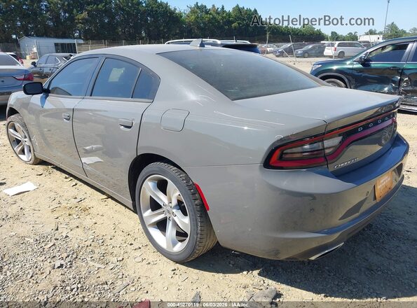 2C3CDXHG9JH157944 2018 DODGE CHARGER Gray Tył lewy