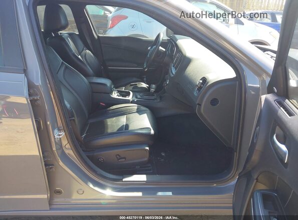 2C3CDXHG9JH157944 2018 DODGE CHARGER Gray Widok wnętrza z przodu