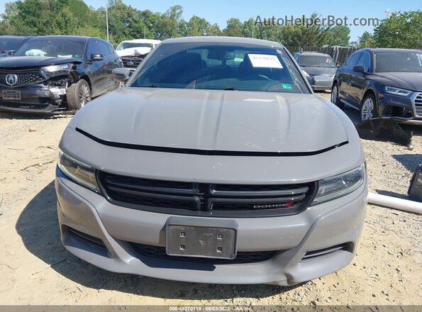 2C3CDXHG9JH157944 2018 DODGE CHARGER Gray Widok zestawu wskaźników