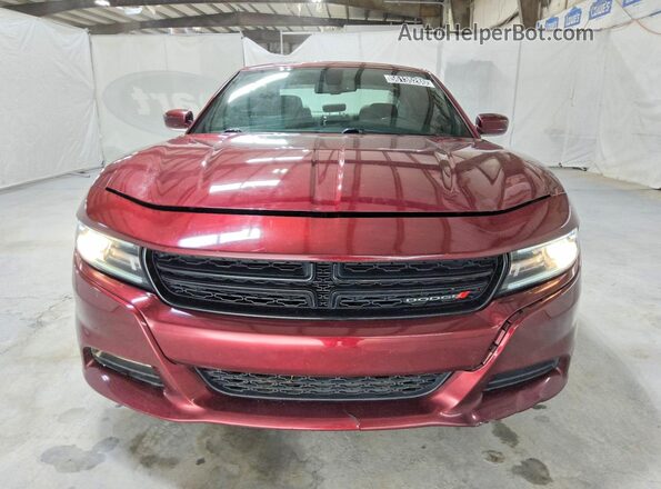 2C3CDXHG9JH188448 2018 DODGE CHARGER Burgundy Vista frontal