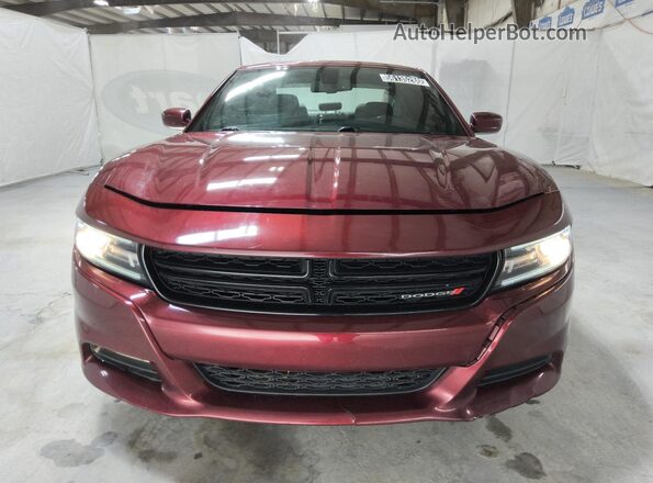 2C3CDXHG9JH188448 2018 DODGE CHARGER Burgundy 