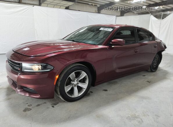2C3CDXHG9JH188448 2018 DODGE CHARGER Burgundy 