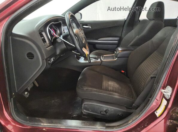 2C3CDXHG9JH188448 2018 DODGE CHARGER Burgundy Vista interior delantera