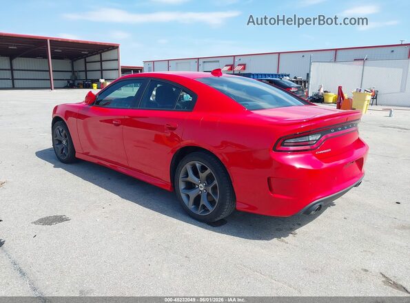2C3CDXHG9JH238779 2018 DODGE CHARGER Красный Задняя левая четверть