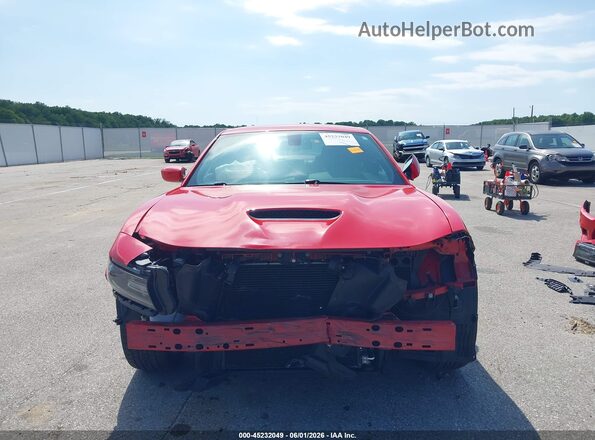 2C3CDXHG9JH238779 2018 DODGE CHARGER Красный Вид задней части салона