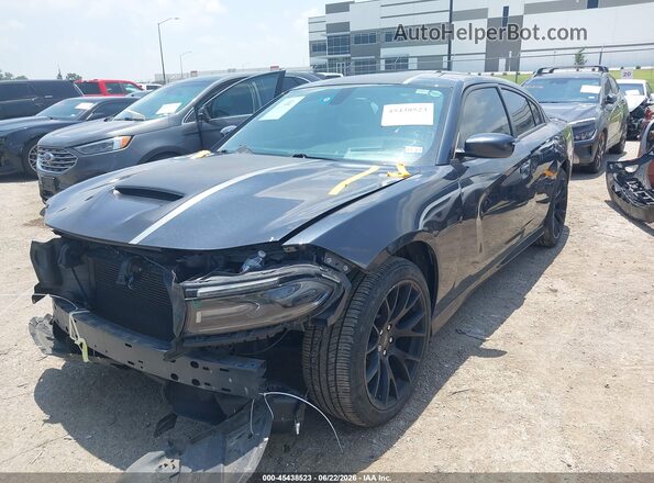 2C3CDXHG9KH696551 2019 DODGE CHARGER Серый Передняя левая четверть