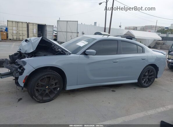 2C3CDXHG9MH612554 2021 DODGE CHARGER Gray Սալոնի 360 աստիճան տեսք