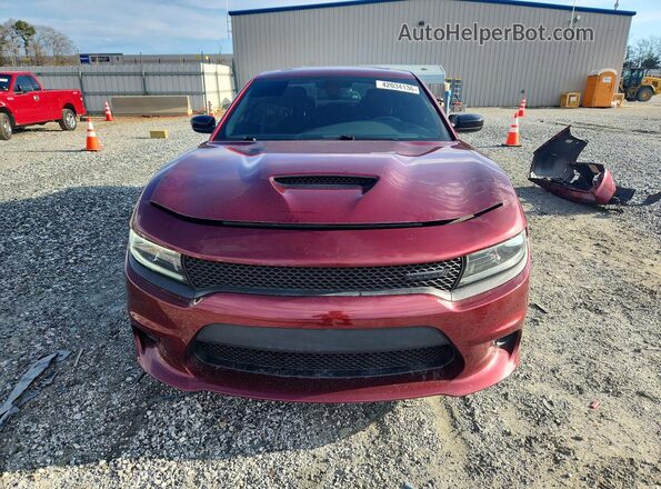 2C3CDXHG9NH267656 2022 DODGE CHARGER Maroon Vista frontal