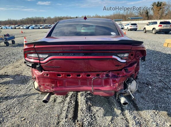 2C3CDXHG9NH267656 2022 DODGE CHARGER Maroon Vista trasera