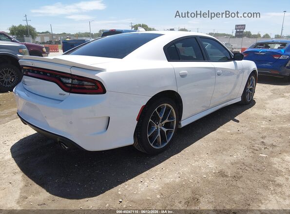 2C3CDXHG9PH529890 2023 DODGE CHARGER Белый Задняя правая четверть