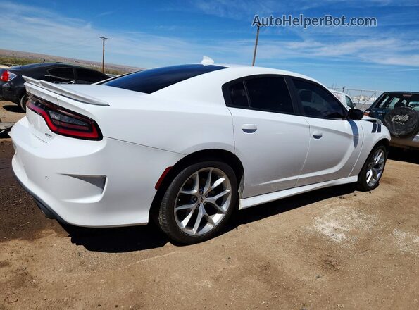 2C3CDXHG9PH655845 2023 DODGE CHARGER Белый Задняя правая четверть