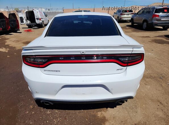 2C3CDXHG9PH655845 2023 DODGE CHARGER Белый Вид сзади