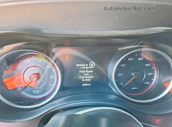 2C3CDXHG9PH655845 2023 DODGE CHARGER Белый Вид щитка приборов
