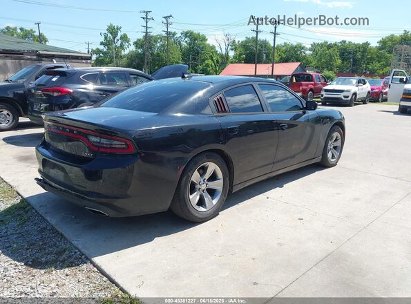 2C3CDXHGXGH149862 2016 DODGE CHARGER Black Rear right