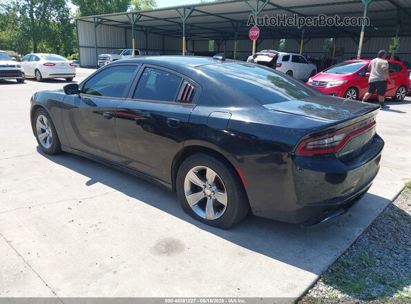 2C3CDXHGXGH149862 2016 DODGE CHARGER Black Rear left