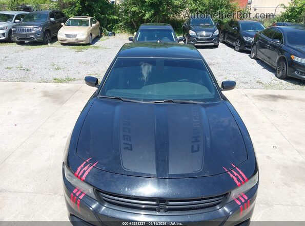 2C3CDXHGXGH149862 2016 DODGE CHARGER Black Front view