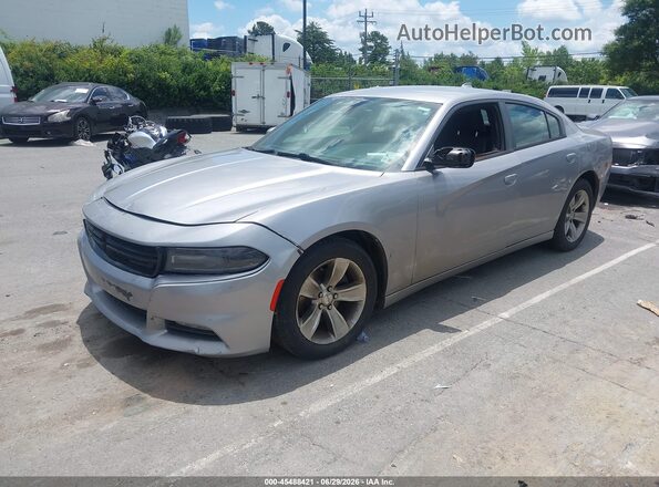2C3CDXHGXGH178925 2016 DODGE CHARGER Gray Front left