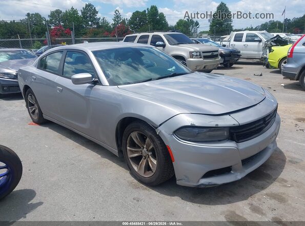 2C3CDXHGXGH178925 2016 DODGE CHARGER Gray Rear interior view