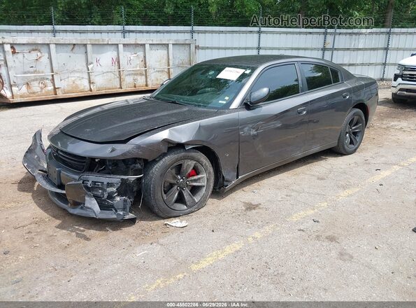 2C3CDXHGXHH563774 2017 DODGE CHARGER Gray Front left