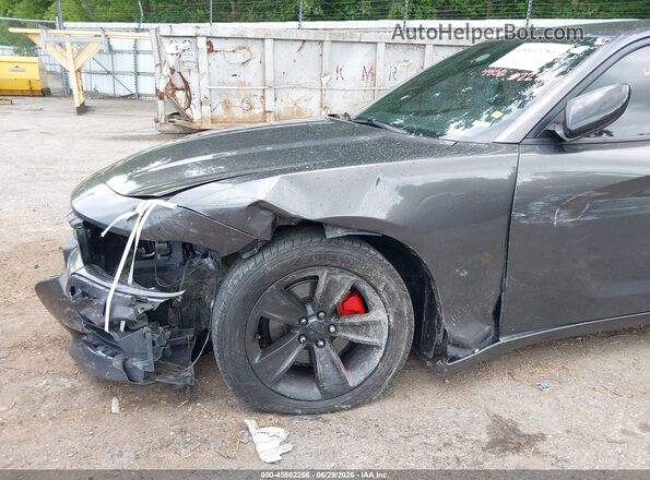 2C3CDXHGXHH563774 2017 DODGE CHARGER Gray Front view