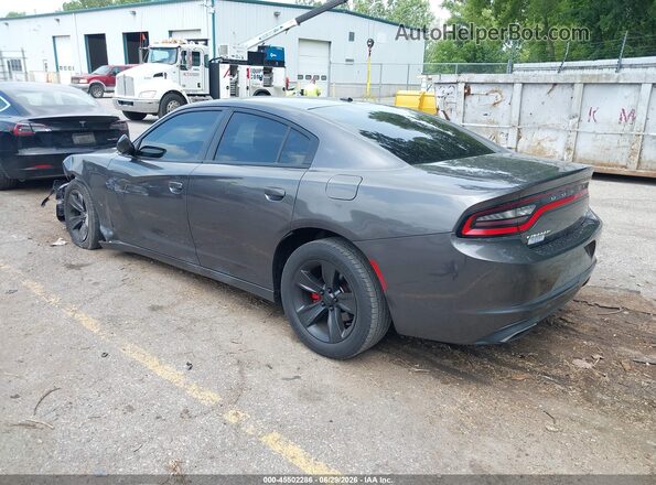 2C3CDXHGXHH563774 2017 DODGE CHARGER Gray Rear left