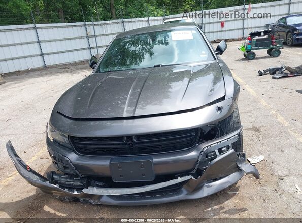 2C3CDXHGXHH563774 2017 DODGE CHARGER Gray Rear interior view
