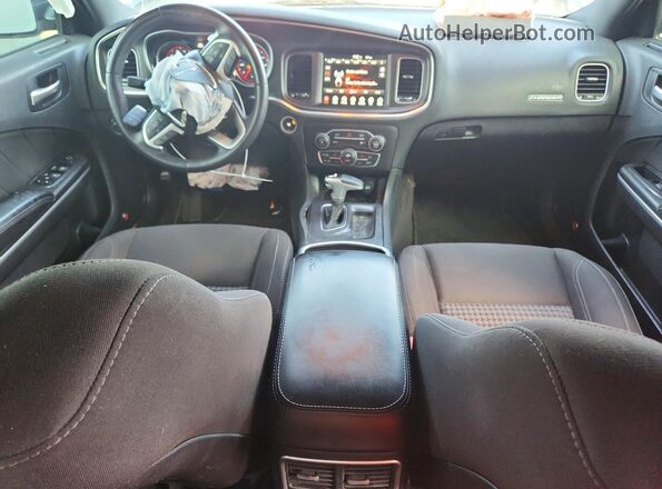 2C3CDXHGXHH598993 2017 DODGE CHARGER Black Dashboard view